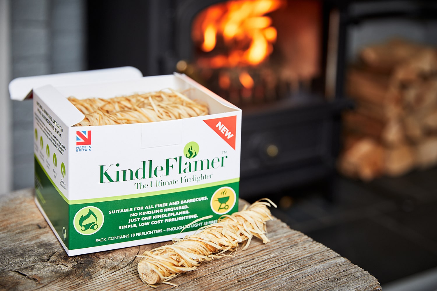 KindleFlamers Natural Firelighters